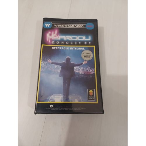 Cassette Vhs Michel Sardou Concert 85