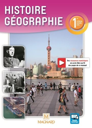Histoire Géographie 1re Std2a Sti2d Stl - Edition 2016