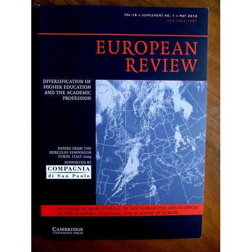 European Review N°1 Vol.18 -May 2010