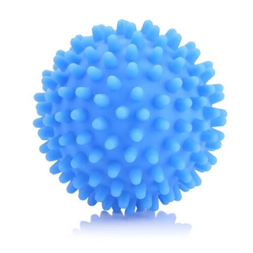 boule assouplissant de tissu 4 pi¿¿ces / ensemble boules de s¿¿cheuse r¿¿utilisables en PVC bleu blanchisserie lavage
