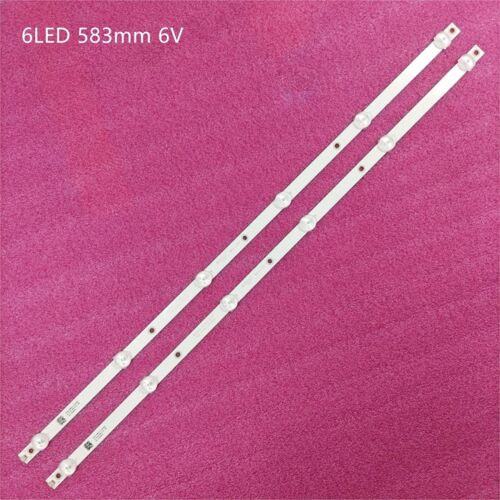Bande rétro-éclairage LED tv, 32 pouces, 6 lampes, pour huawei 32PHS4012 K320WDC1 A2 6LED tv TX-32ER250ZZ K320WDC2B 32PHF5082/T3 2 pieces Nipseyteko