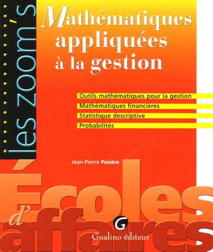 Mathématiques Appliquées À La Gestion