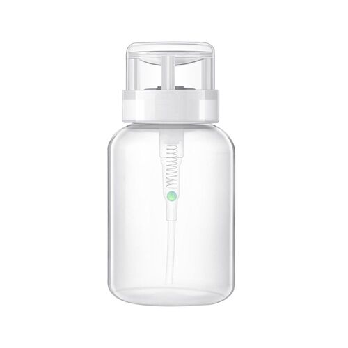 Bouteille De Dissolvant De Vernis À Ongles En Plastique Vide De 200ml, Distributeur De Pompe À Pression Pour Liquide, Nettoyeur De Gel Uv Pour Nail Art 12*6cm Btz1 1 Pièce 