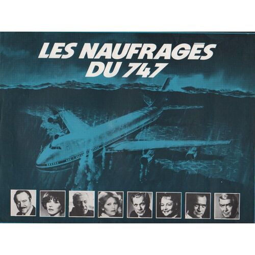 Les Naufragés Du 747, Synopsis Dépliant, Jerry Jameson, Avec Jack Lemmon, Lee Grant, Joseph Cotten