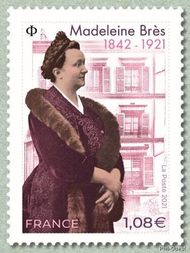 Madeleine Brès Docteur En Médecin (1ère Femme En France À Avoir Le Diplôme) Année 2021 N° 5463 Yvert Et Tellier Luxe