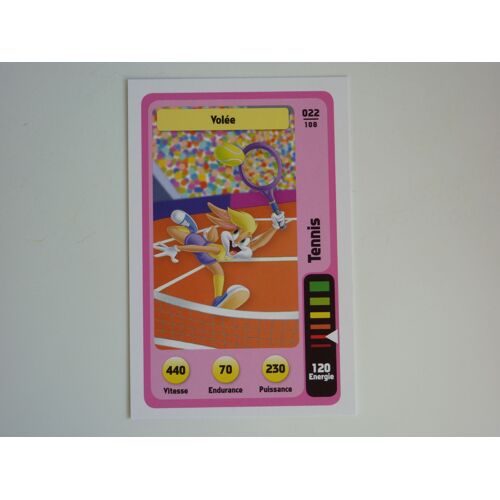 Carte Auchan Looney Tunes (Warner Bros) 022/108 "Volée" (Lola Bunny)
