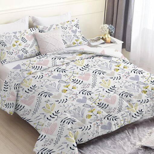 Housse De Couette Enfant 90x190 Cm Motif Axolotl Rose - Microfibre 110g/m², Fermeture éclair, Avec 2 Taies D'oreiller 65x65 Cm