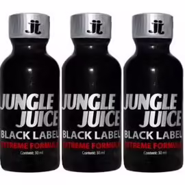Poppers Propyle Jungle Juice Black Label X3 Jungle Juice