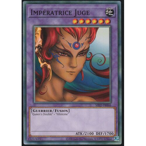 Carte Yu-Gi-Oh - Impératrice Juge - Mrd-Fr046 - Métal Raiders -