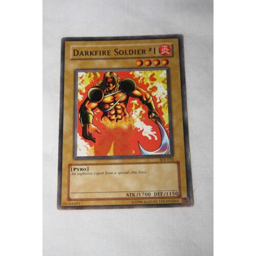 Carte Yu-Gi-Oh! Darkfire Soldier #1 Sdj-010