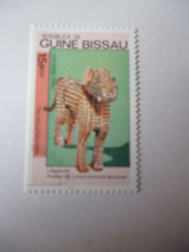Timbre "Guine Bissau : Leopard : Côte Du Golfe De Guinée".