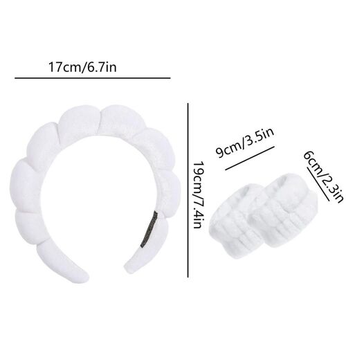 Éponge Spa Bandeau Spa Visage Bandeau Doux Bandeaux D'hiver Tissu Stretch Maquillage Bandeaux Pour Le Visage Lavage Douche 