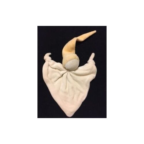 Doudou-Hochet Keptin Zmooz Bonnet Jaune Pastel