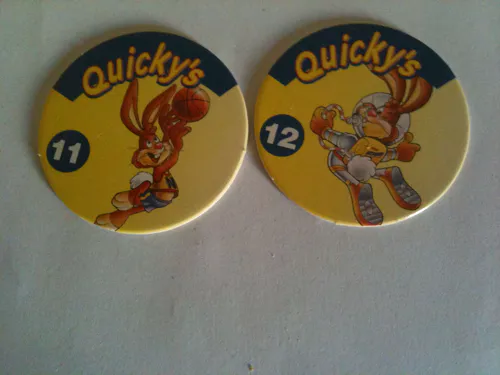 Lot De 2 Pogs Quicky's Nesquik