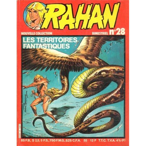Rahan ( Nouvelle Collection ) N° 28 ( Juillet 1982 ) : " Les Territoires Fantastiques "
