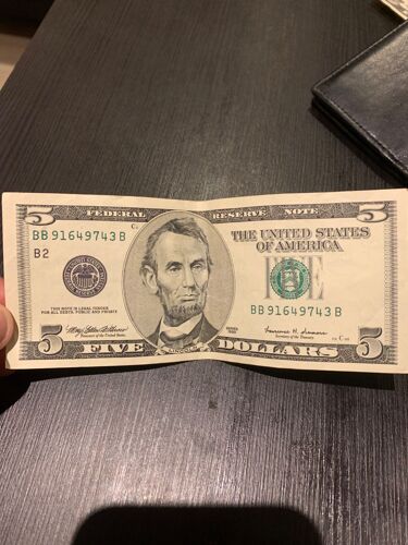 Dollars 5 Américains Lincoln