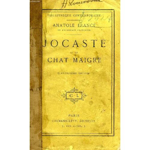 Jocaste Et Le Chat Maigre