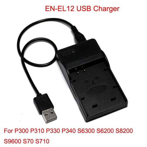 EN-EL12 - Chargeur de batterie pour appareil photo numérique, Port USB, pour nikon