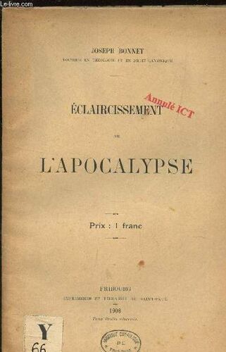 Eclaircissement De L'apocalypse