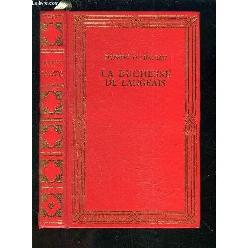 La Duchesse De Langeais - La Fille Aux Yeux D'or.