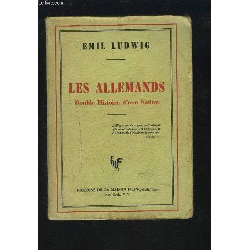Les Allemands - Double Histoire D'une Nation.