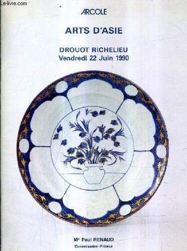 Catalogue De Ventes Aux Encheres - Arts D'asie - Drouot Richelieu - 22 Juin 1990.