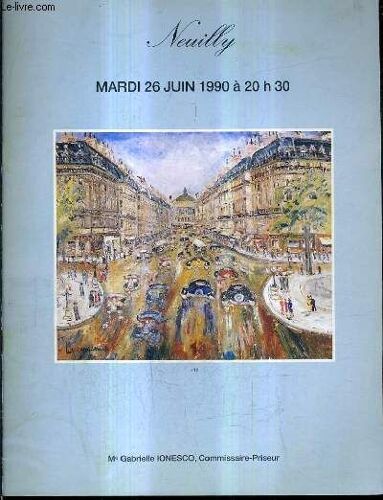 Catalogue De Ventes Aux Encheres - Tableaux Modernes Ecole Provencale - 26 Juin 1990 - Neuilly Hotel Des Ventes.