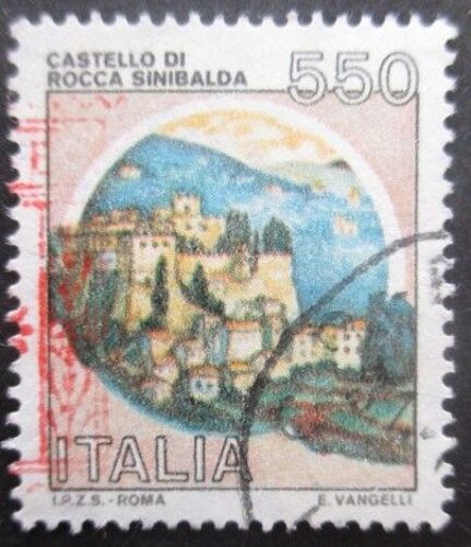 Italie N°1603 Chateau Oblitéré