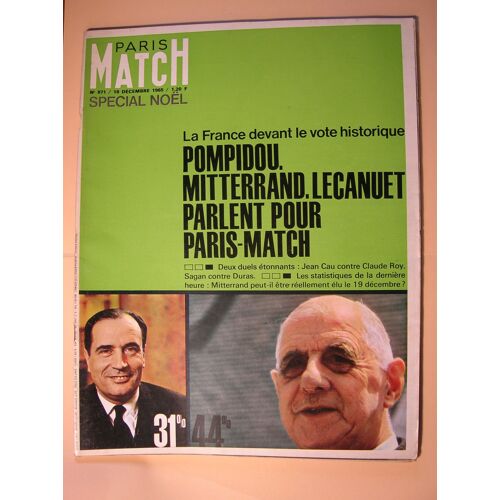 Paris Match - N°:871 - 18/12/1965