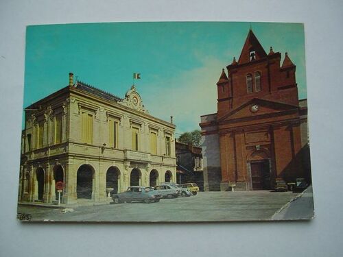 Montastruc La Conseillere Hotel De Ville Citroen Ds ,R16,2ch,Mi8 Break