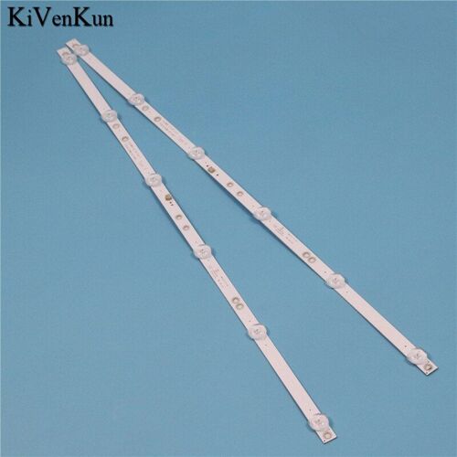 582mm 2 piece pour 1TV Kit de lampes TV pour Philips, bandes de rétro-éclairage LED 32PHS4062/60 32PHS4012/12 barres LED K320WDX A1 de bandes ( Nipseyteko )