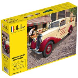 Maquette Voiture : Mercedes 170 V Lieferwagen-Heller