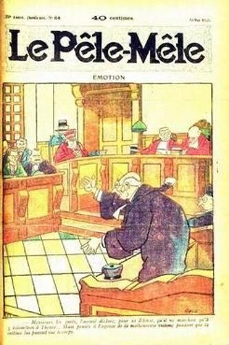 Pele Mele (Le) N° 64 Du 10/05/1925 - Emotion -Rogg.