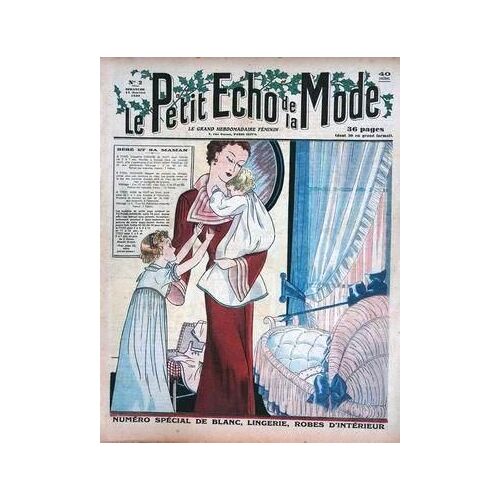 Petit Echo De La Mode (Le) N° 2 Du 12/01/1936 -