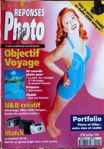 Reponses Photo N° 40 Du 01/07/1995 - Objectif Voyage - Noir Et Blanc Creatif - Latch - Portfolio  -   Pierre Et Gilles.