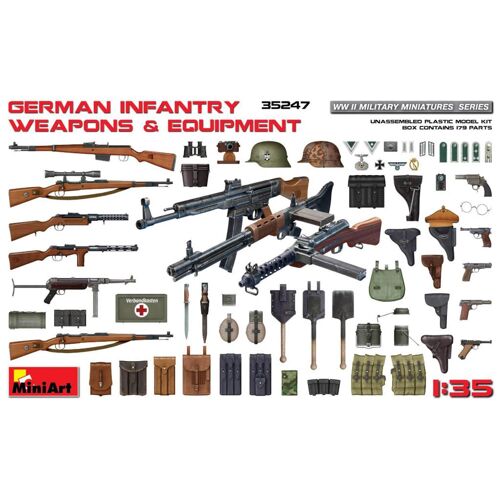 Accessoires Militaires : Armes Et Équipement D'infanterie Allemand-Mini Art