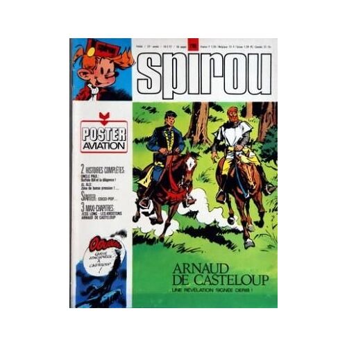 Spirou N° 1765 Du 10/02/1972 -