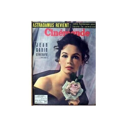 Cinemonde N° 1266 Du 13/11/1958 - Jean Gabin Clochard. Leslie Caron La Nouvelle - Gigi -