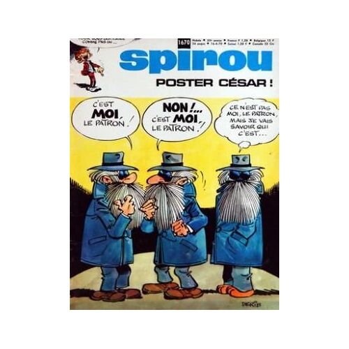 Spirou  N° 1670 Du 16/04/1970 -