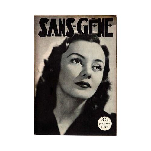 Sans Gene N° 980 Du 02/07/1938 - Le Dernier Bandit Par F. De Reze - Dessin De Spahn.