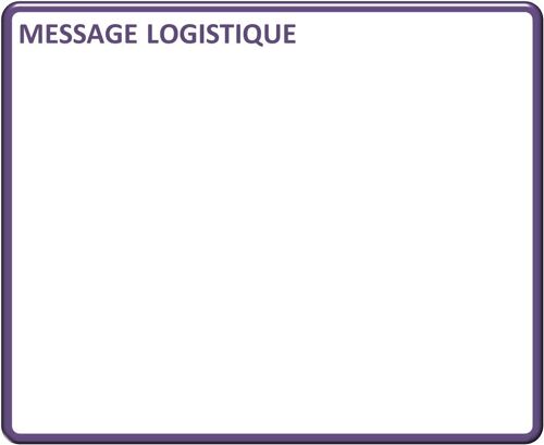 Magnet Message Métier Titre 'message Logistique' 15x21 Cm A5 Magnétique Effaçable À Sec - Carte Magnétique