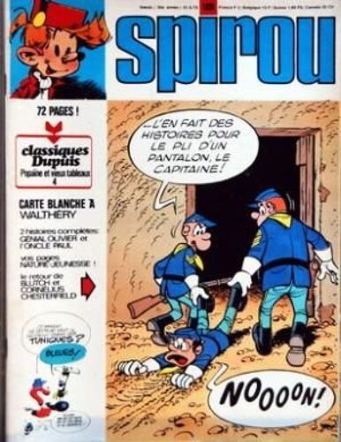 Spirou  N° 1833 Du 31/05/1973 -