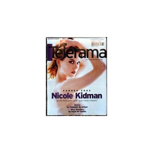 Telerama N° 2783 Du 17/05/2003 - Cannes 2003  -   Nicole Kidman - Matrix - Wim Wenders.