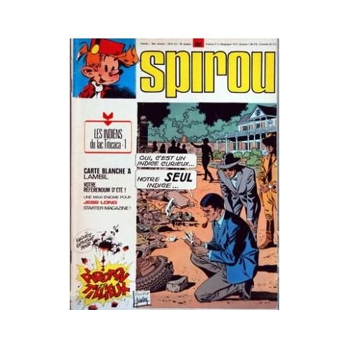 Spirou  N° 1837 Du 28/06/1973 -