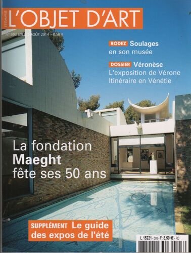 L'objet D'art L Estampille 503 La Fondation Maeght