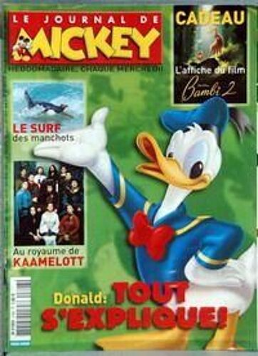 Journal De Mickey (Le) N° 2798 Du 01/02/2006 - Le Surf Des Manchots - Kaamelott - Donald.