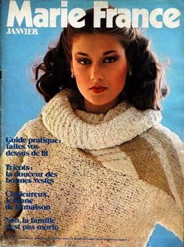 Marie France N° 251 Du 01/01/1977 - Faites Vos Dessus De Lit - Tricots - Vestes - Le Blanc.