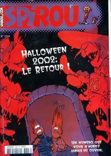 Spirou  N° 3368 Du 30/10/2002 -