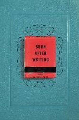 Burn After Writing (Blue Edition)