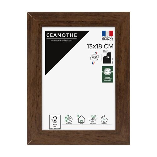 Cadre photo Éternel ébène 13x18 cm